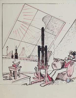 Bild Nr.1: 124-3583 Lechner, Karl Maria: (Künstlergraphik)