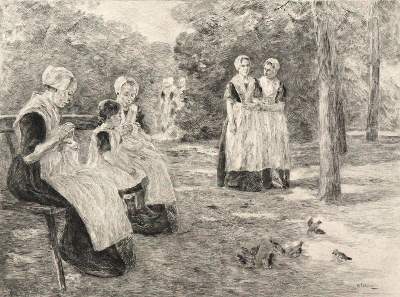 Bild Nr.3: 124-3608 Liebermann, Max.: (Künstlergraphik)