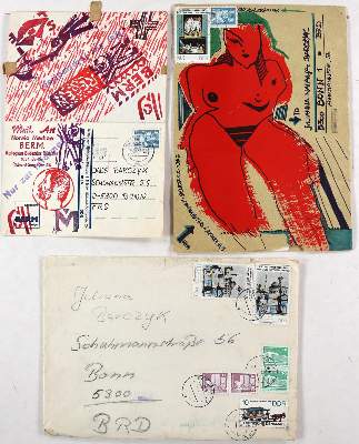 Bild Nr.2: 124-3630 Sammlung von: (Künstlergraphik, Mail Art)