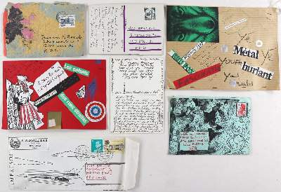 Bild Nr.1: 124-3633 Sammlung von: (Künstlergraphik, Mail Art)
