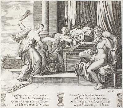 Bild Nr.1: 124-3723 Musi, Agostino dei (gen. Agostino Veneziano,: (Künstlergraphik)