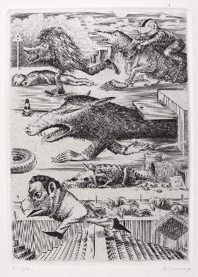 Bild Nr.3: 124-3734 Niesner, Wolfgang: (Künstlergraphik)