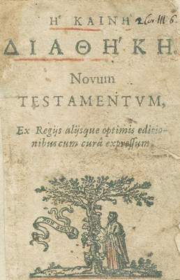 Bild Nr.1: 124-38 Biblia graece.: (Bibeln)