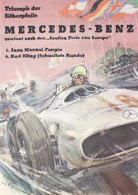 Bild Nr.1: 124-3806 Liska, Hans: (Künstlergraphik, Plakate, Mercedes-Benz)