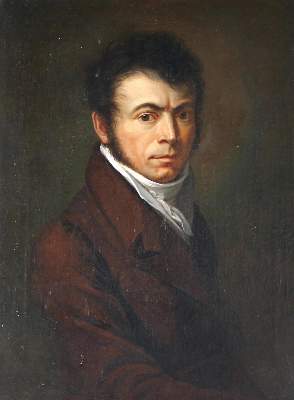 Bild Nr.1: 124-3830 2 Portraits zweier Herren,: (Künstlergraphik, Portrait)