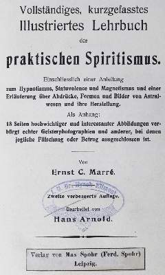 Bild Nr.1: 124-387 Marre,E.C.: (Grenzwissenschaften und Okkultismus)