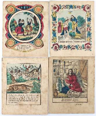 Bild Nr.1: 124-4000 Schulhefte mit lith. Umschlag.: (Künstlergraphik)