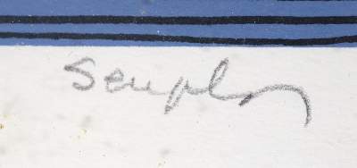 Bild Nr.2: 124-4016 Seuphor, Michel (eig. Ferdinand Berckelaers,: (Künstlergraphik)