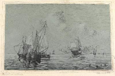 Bild Nr.1: 124-4116 van de Velde, Willem III: (Künstlergraphik)