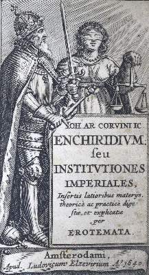 Bild Nr.1: 124-412 Corvinus,J.A.: (Juridica und Kriminologie)