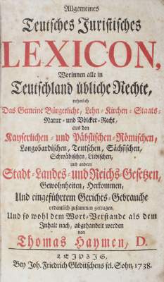 Bild Nr.1: 124-419 Hayme,T.: (Juridica und Kriminologie)