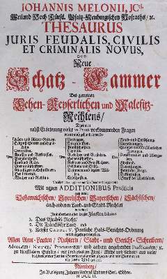 Bild Nr.11: 124-424 Melonius,J.: (Juridica und Kriminologie)