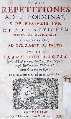 Bild Nr.1: 124-436 Sousa,F.de.: (Juridica und Kriminologie)