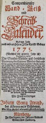 Bild Nr.1: 124-441 Freund,J.G.: (Kalender)