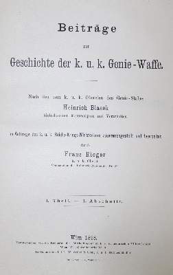 Bild Nr.1: 124-487 Blasek,H. u. F.Rieger.: (Militaria)