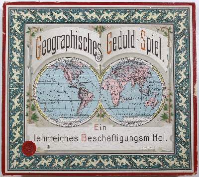 Bild Nr.1: 124-570 Geographisches Geduld-Spiel.: (Spiele)