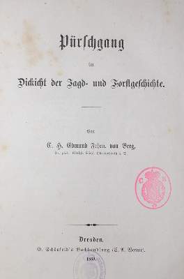 Bild Nr.1: 124-602 Berg,C.H.E.v.: (Jagd)