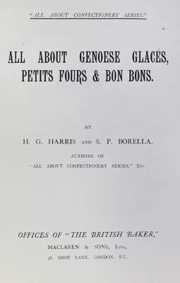 Bild Nr.1: 124-611 Harris,H.G. u. S.P.Borella.: (Küche und Haushalt, Bäckerei und Konditorei)