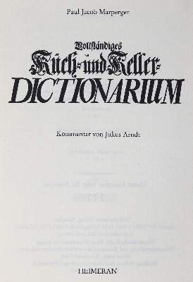Bild Nr.1: 124-618 Sammlung: (Küche und Haushalt, Faksimile)