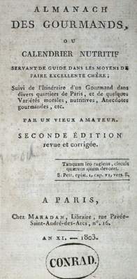 Bild Nr.1: 124-649 (Grimod de la Reyniere,A.B.L.).: (Küche und Haushalt)