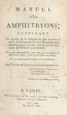 Bild Nr.3: 124-650 (Grimod de la Reyniere,A.B.L.).: (Küche und Haushalt)