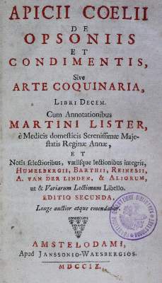 Bild Nr.2: 124-668 Apicius,C.: (Küche und Haushalt, Kochbücher)