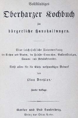 Bild Nr.1: 124-686 Dreßler,L.: (Küche und Haushalt, Kochbücher)