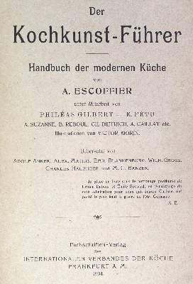 Bild Nr.11: 124-692 Escoffier,A.: (Küche und Haushalt, Kochbücher)