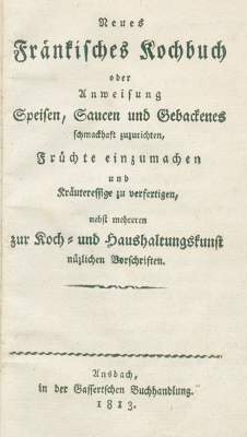 Bild Nr.1: 124-694 (Funk,M.D.).: (Küche und Haushalt, Kochbücher, Franken)