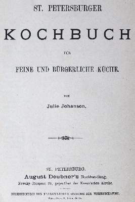 Bild Nr.1: 124-707 Johanson,J.: (Küche und Haushalt, Kochbücher)