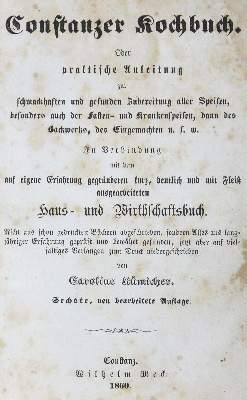 Bild Nr.1: 124-717 Kümicher,C.: (Küche und Haushalt, Kochbücher)