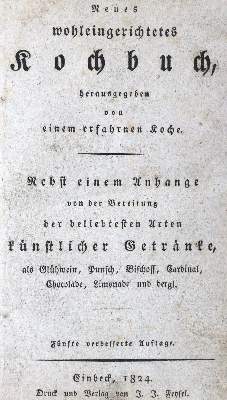 Bild Nr.1: 124-730 Neues wohleingerichtetes Kochbuch,: (Küche und Haushalt, Kochbücher)