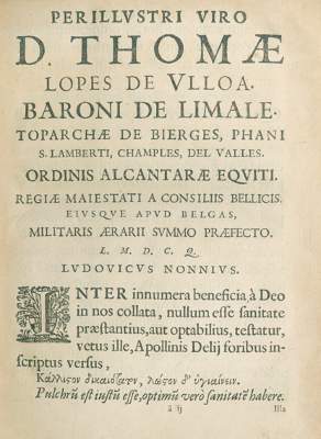 Bild Nr.1: 124-733 Nonnius,L.: (Küche und Haushalt, Kochbücher)