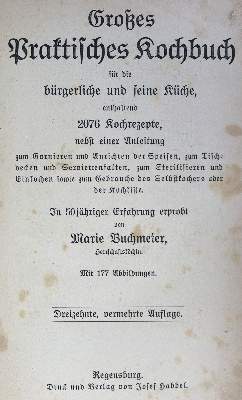 Bild Nr.2: 124-745 Sammlung: (Küche und Haushalt, Kochbücher)