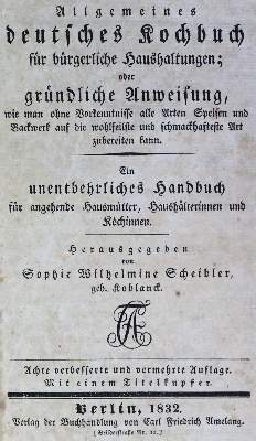 Bild Nr.2: 124-752 Scheibler,S.W.: (Küche und Haushalt, Kochbücher)