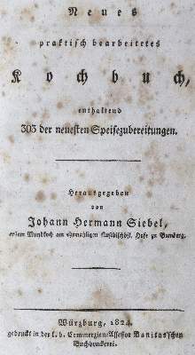 Bild Nr.1: 124-755 Siebel,J.H.: (Küche und Haushalt, Kochbücher)