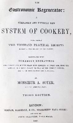 Bild Nr.2: 124-759 Soyer,A.: (Küche und Haushalt, Kochbücher)