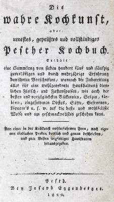Bild Nr.1: 124-763 (St.Hilaire,J.v.).: (Küche und Haushalt, Kochbücher, Ungarn)