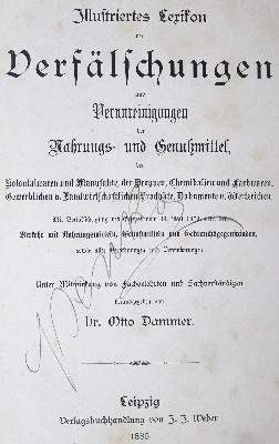 Bild Nr.1: 124-774 Dammer,O.: (Küche und Haushalt, Nahrungsmittel, Nahrungs- und Genussmittellehre)