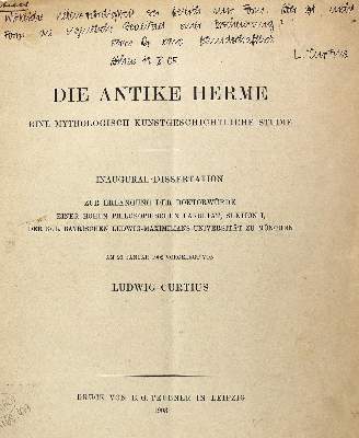 Bild Nr.1: 124-797 Curtius,L.: (Archäologie)