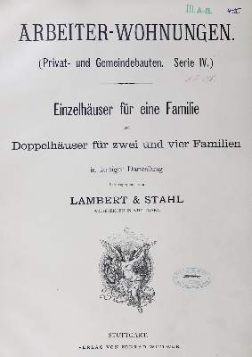 Bild Nr.3: 124-804 Lambert u. Stahl.: (Architektur)