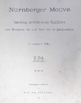 Bild Nr.1: 124-806 Biede,W. (Hrsg.).: (Architektur, Nürnberg)
