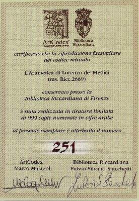 Bild Nr.6: 124-880 (Calandri,F.).: (Faksimile)