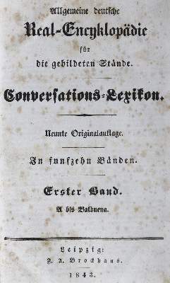 Bild Nr.1: 124-912 Brockhaus,F.A.: (Lexika - Wörterbücher - Sprachwissenschaften)