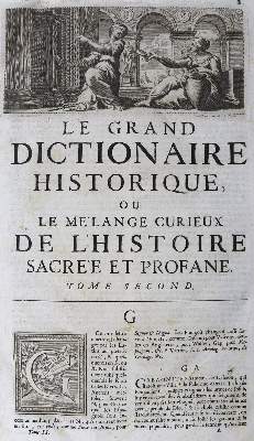 Bild Nr.3: 124-926 Moreri,L.: (Lexika - Wörterbücher - Sprachwissenschaften)