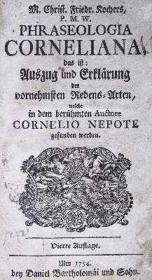 Bild Nr.1: 124-927 Nepos,C.: (Lexika - Wörterbücher - Sprachwissenschaften)
