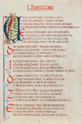 Bild Nr.1: 124-934 Nibelungenlied.: (Typographie und Kalligraphie, Handschriften)