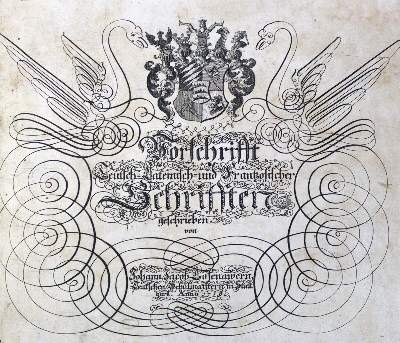Bild Nr.2: 124-936 Losenauer,J.J.: (Typographie und Kalligraphie, Schreibmeisterbücher)