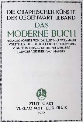 Bild Nr.2: 124-937 Volkmann,L. (Hrsg.).: (Bibliographie und Buchwesen)