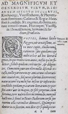 Bild Nr.3: 124-97 Demosthenes.: (Alte Drucke, Handschriften und Theologie)